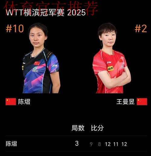 世乒联总决赛女单半决赛：陈熠VS王曼昱 集锦